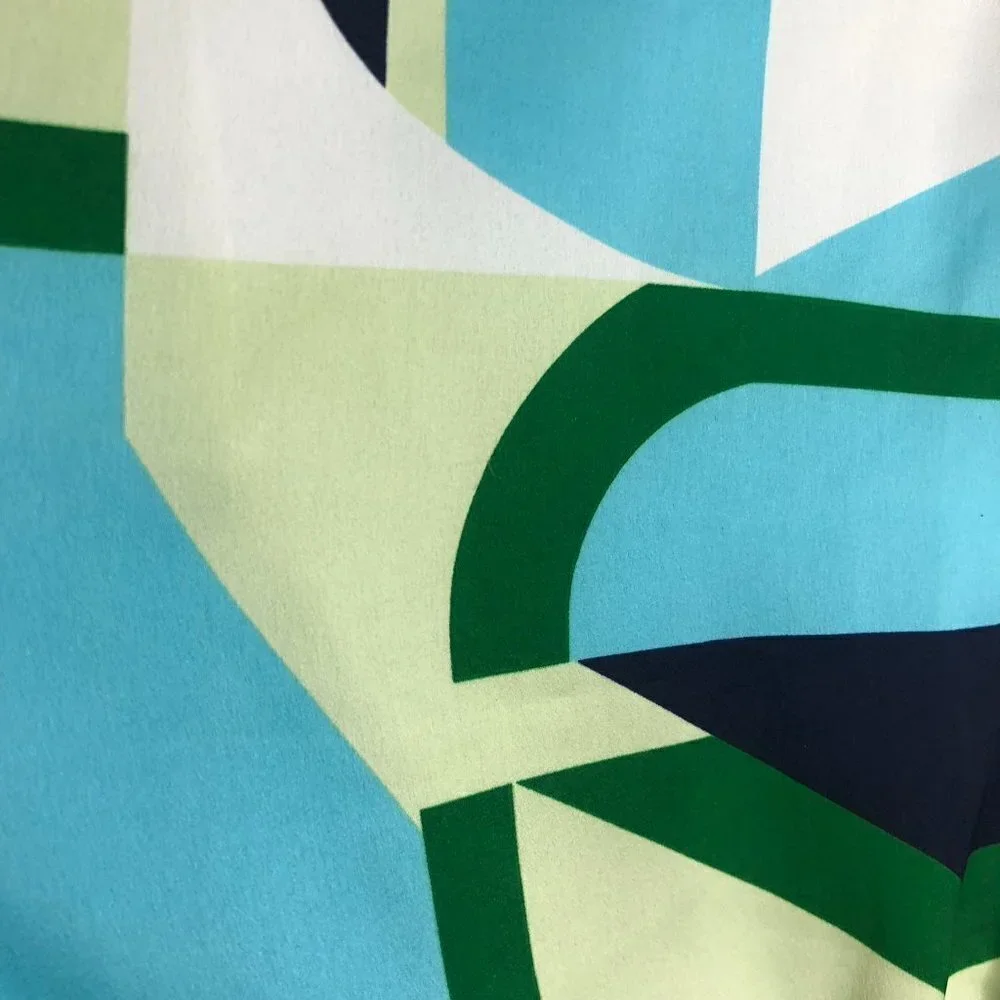 Ricki's Blue Green Yellow Geometric‎ Dress Sz 8 - Picture 10 of 12